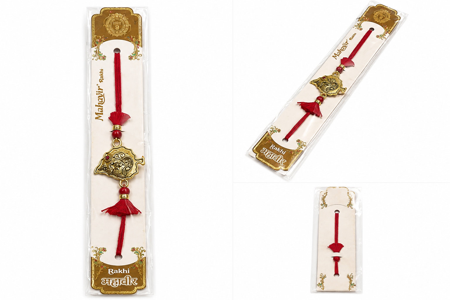 Lord Ganesha Designer Rakhi with Tassel