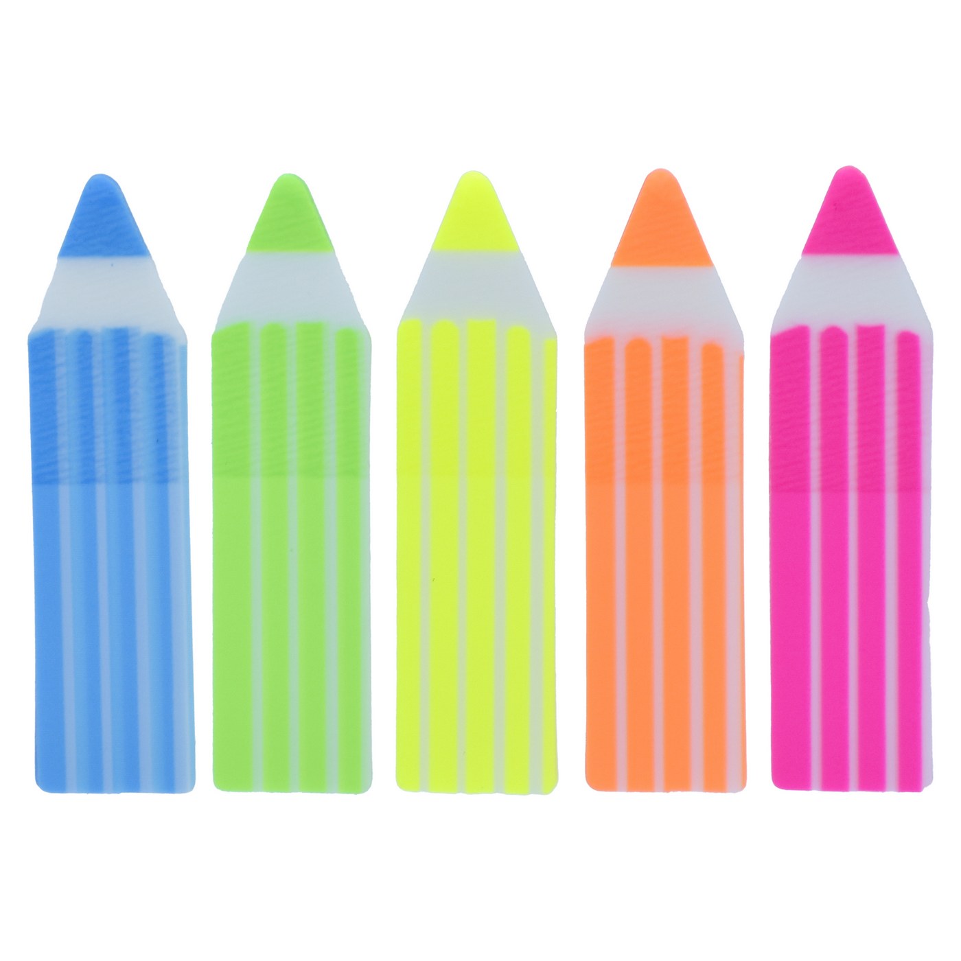 Jags Sticky Note Arow Pencil Neon 5 Colour 100 Sheets JSNA04