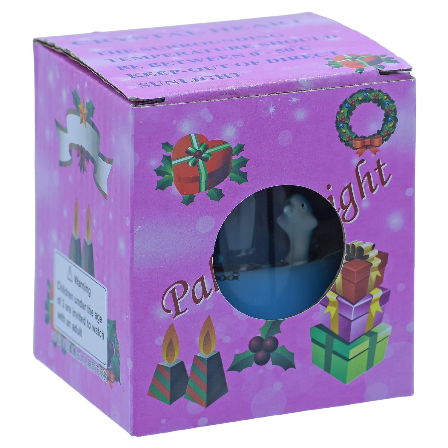 Paper Weight Liquid With Pen Container Round SY50PW