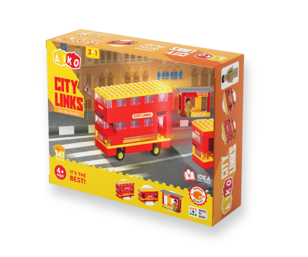  AIKO Toys City Links Building Blocks
