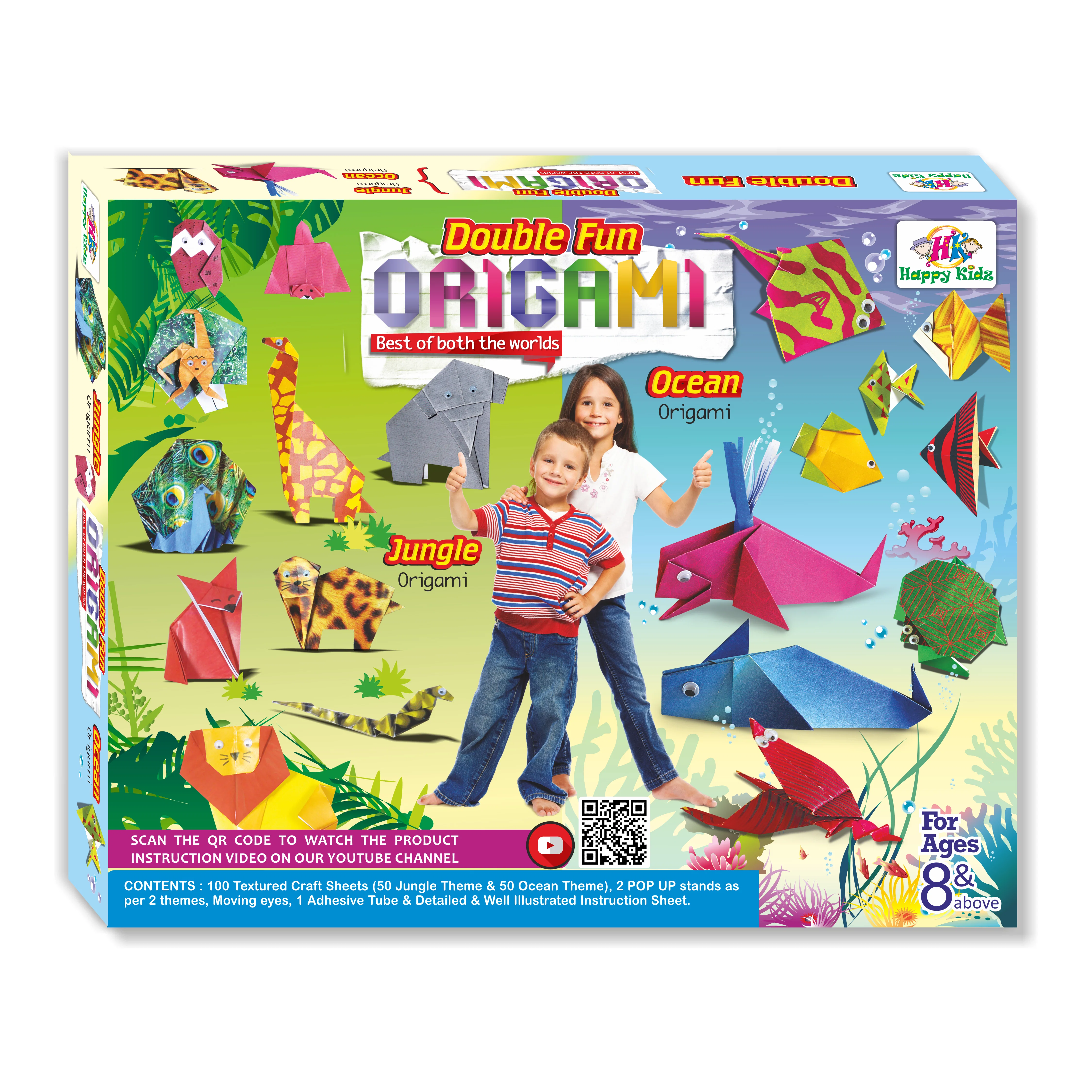 Double Fun Origami | Jungle & Ocean