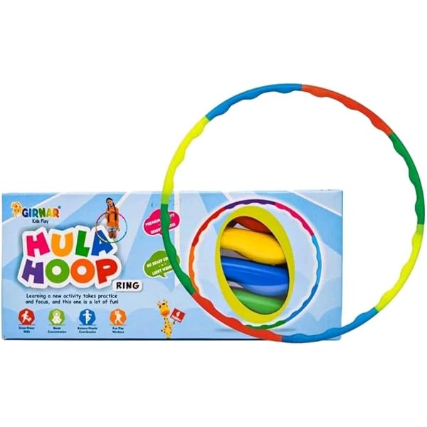 Giriraj Kids Play Hula Hoop Ring Set – 4 Rings