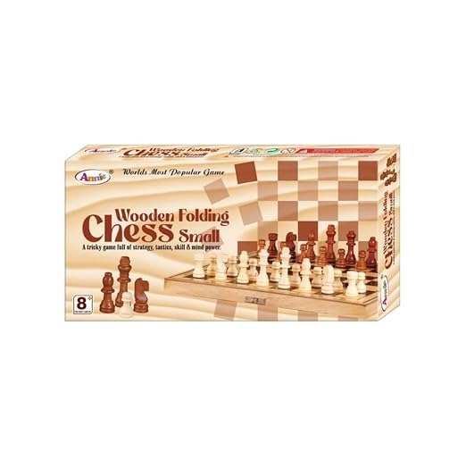 Annie Wooden Folding Chess Set (Big),