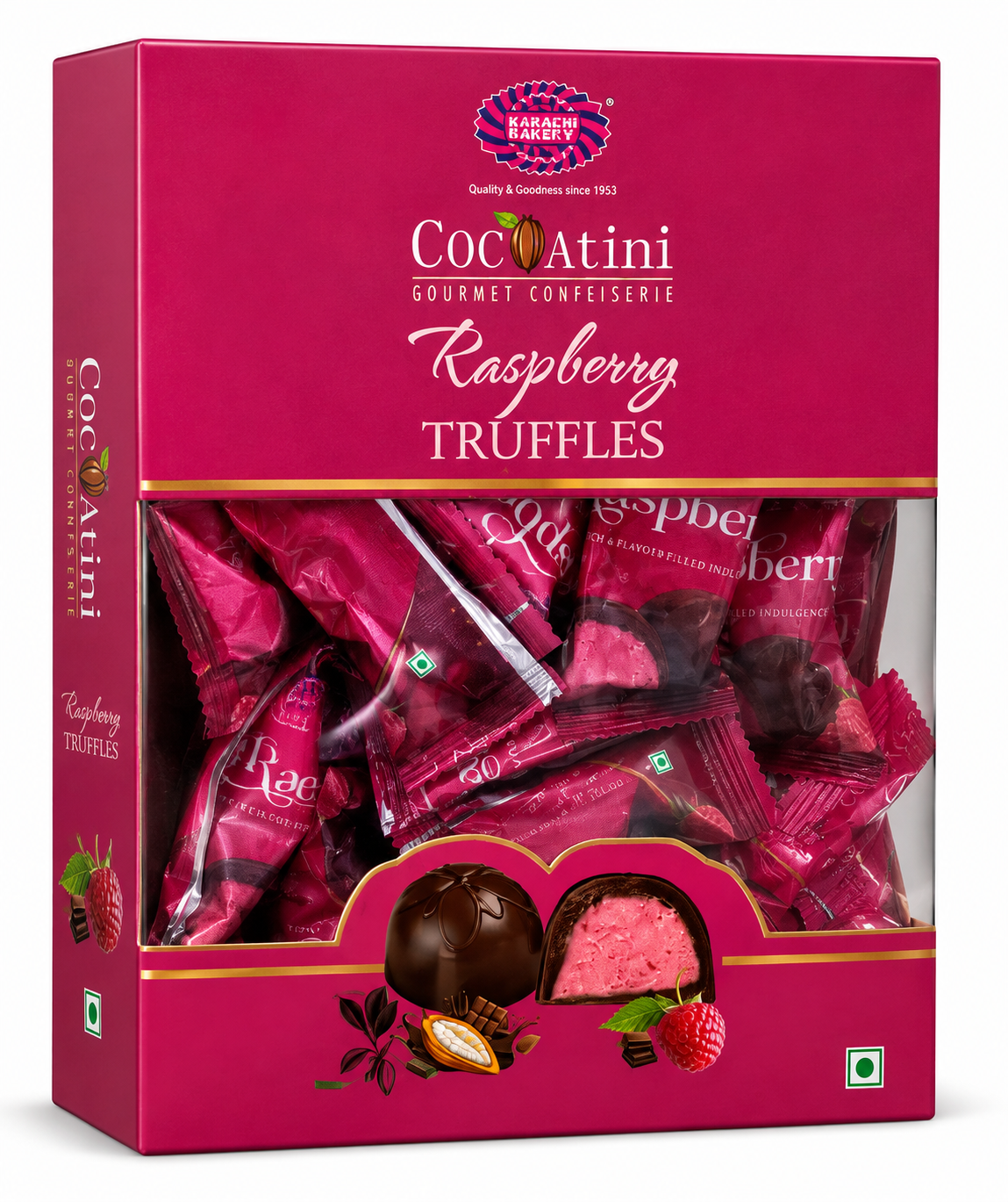 CocOAtini Raspberry Truffles  250g by Karachi Bakery