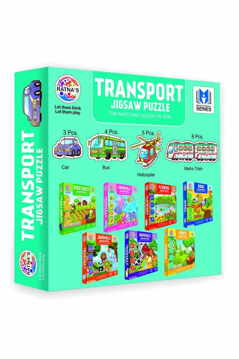 Baby Jigsaw Transport Puzzles For Kids