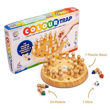Colour Trap Game for Kids Above 3 Years of Age, Perfect Game to Train Kids Brain, Increase Memory and Logical Ability, Multicolour