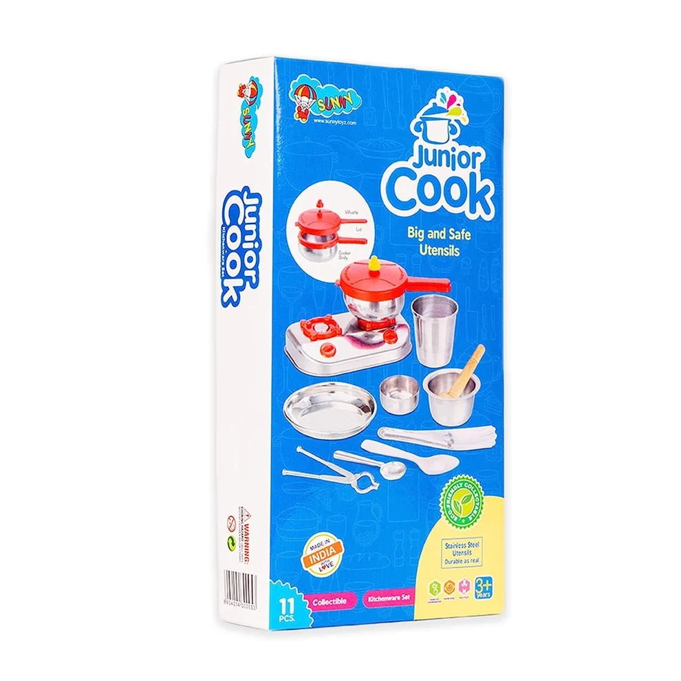 Plastic SUNNY JUNIOR COOK KITCHEN SET FOR KIDS, Child Age Group: 4-6 Yrs