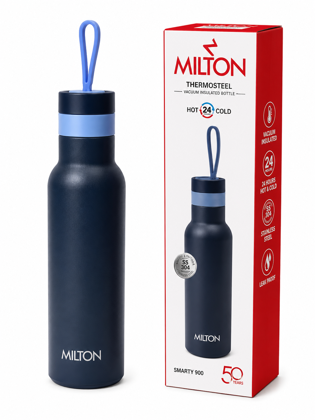 Milton Thermosteel Smarty 900 Vacuum Insulated Bottle – 900 ml