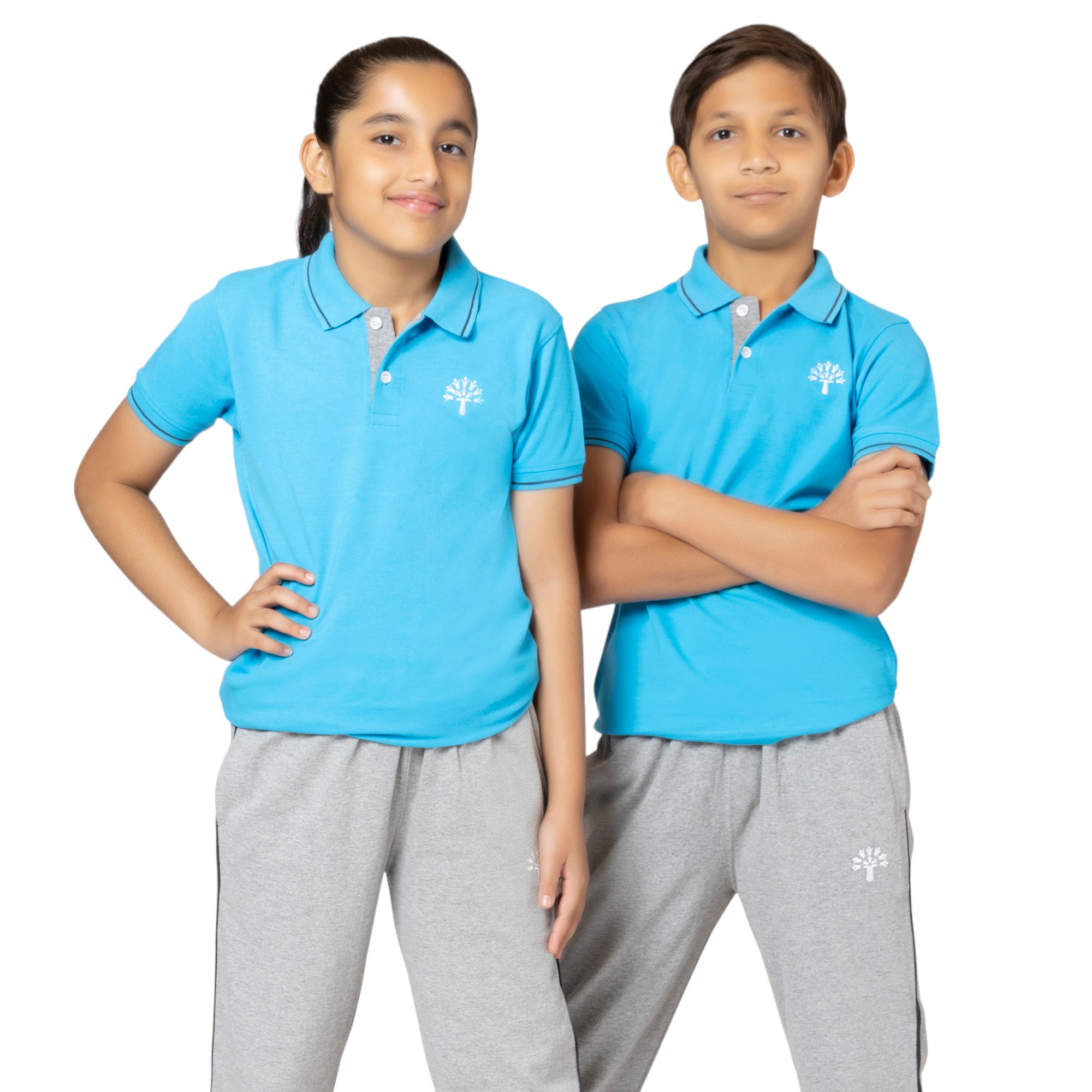 Aqua P.T.Polo T-Shirt (Boys & Girls - PIS) 4 NO